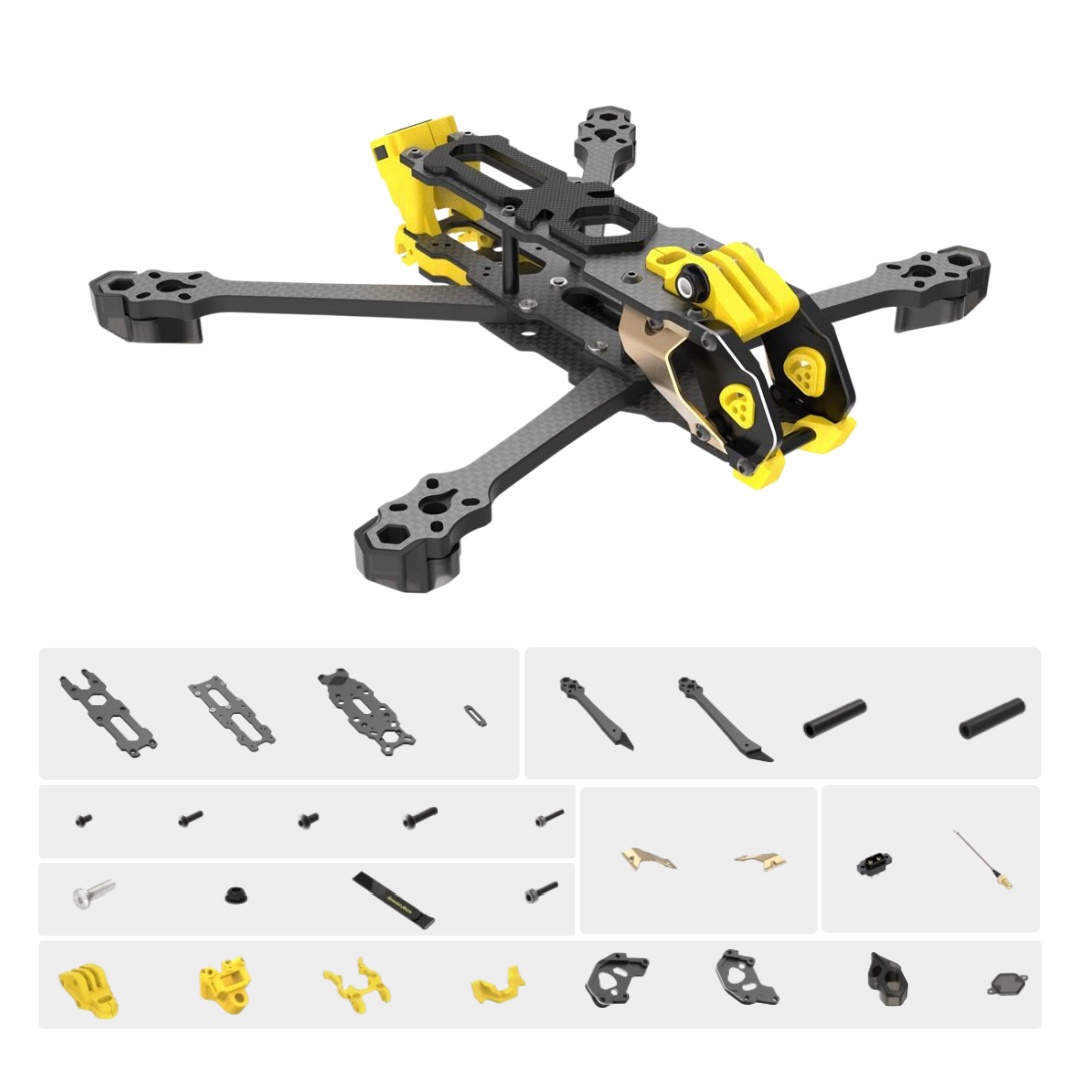 Mario 5 Frame Kit DC / XH Vers - đánh giá và giá Drone Frame