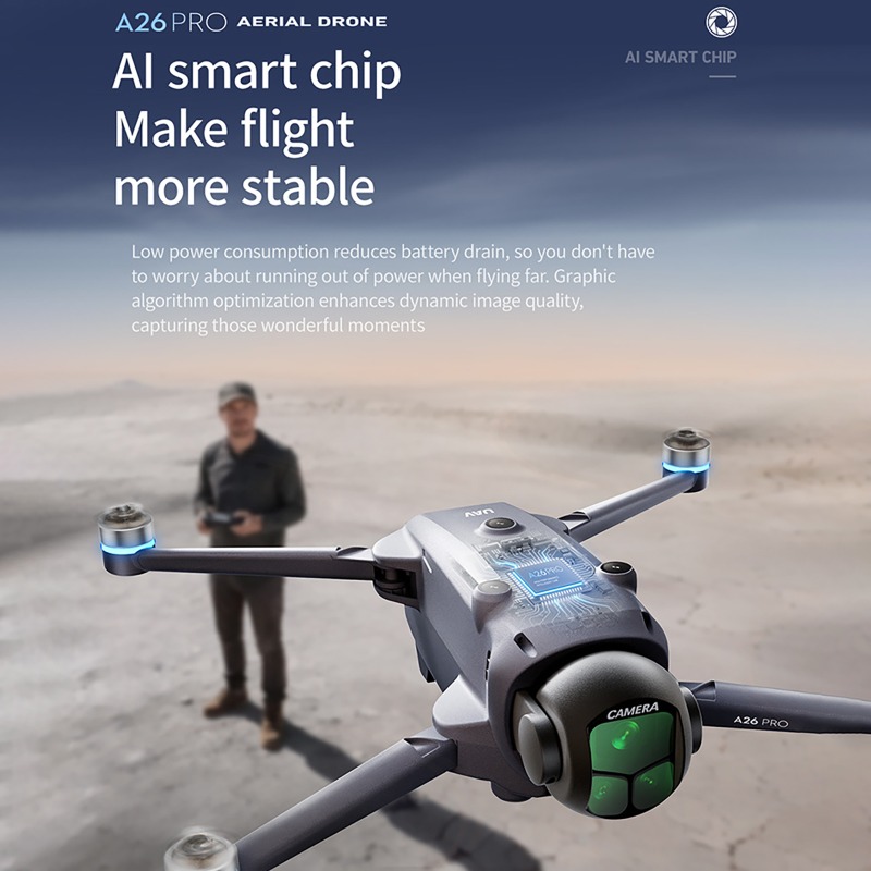 A26 Pro GPS Drone with 4.5-inc - đánh giá và giá Drone Gps Mount
