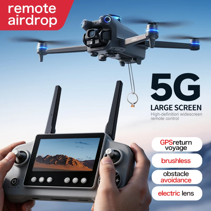 GT60 4K/6K/8K Camera GPS Drone - đánh giá và giá Drone Gps Mount