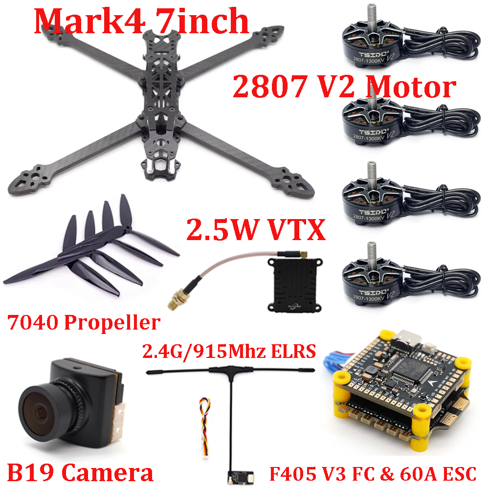 Mark4 7inch Frame Kit F405 V3  - đánh giá và giá Drone Power Distribution Board